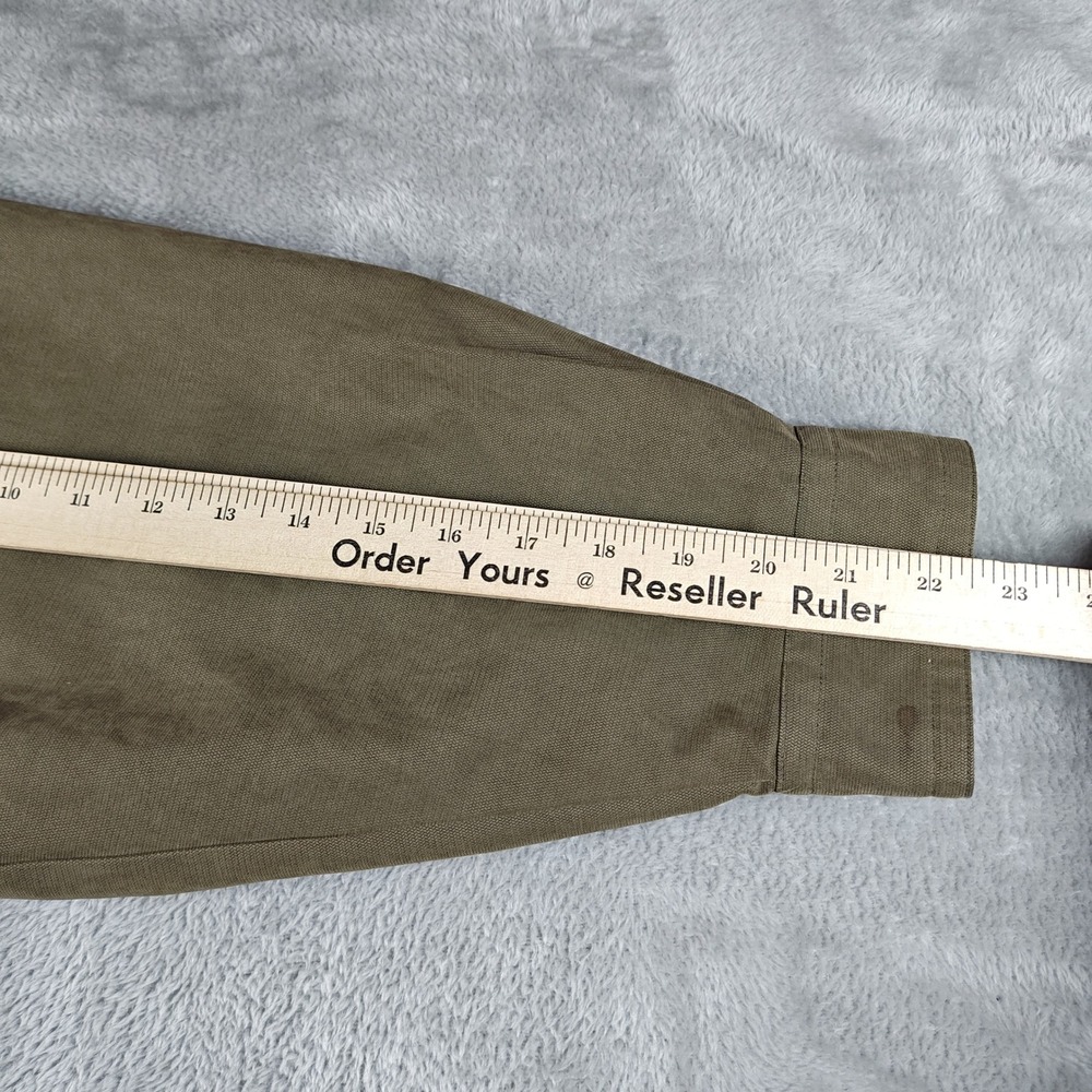 Rainforest Jacket Mens Large Green Field Utility Chore Full Zip Outdoor Workwear - Picture 7 of 14